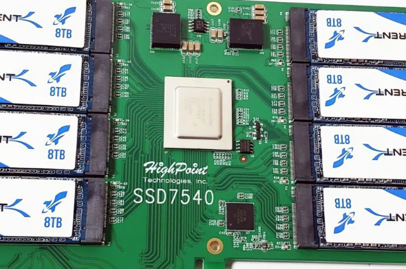 64 To de stockage SSD sur un unique port PCI Express 16x